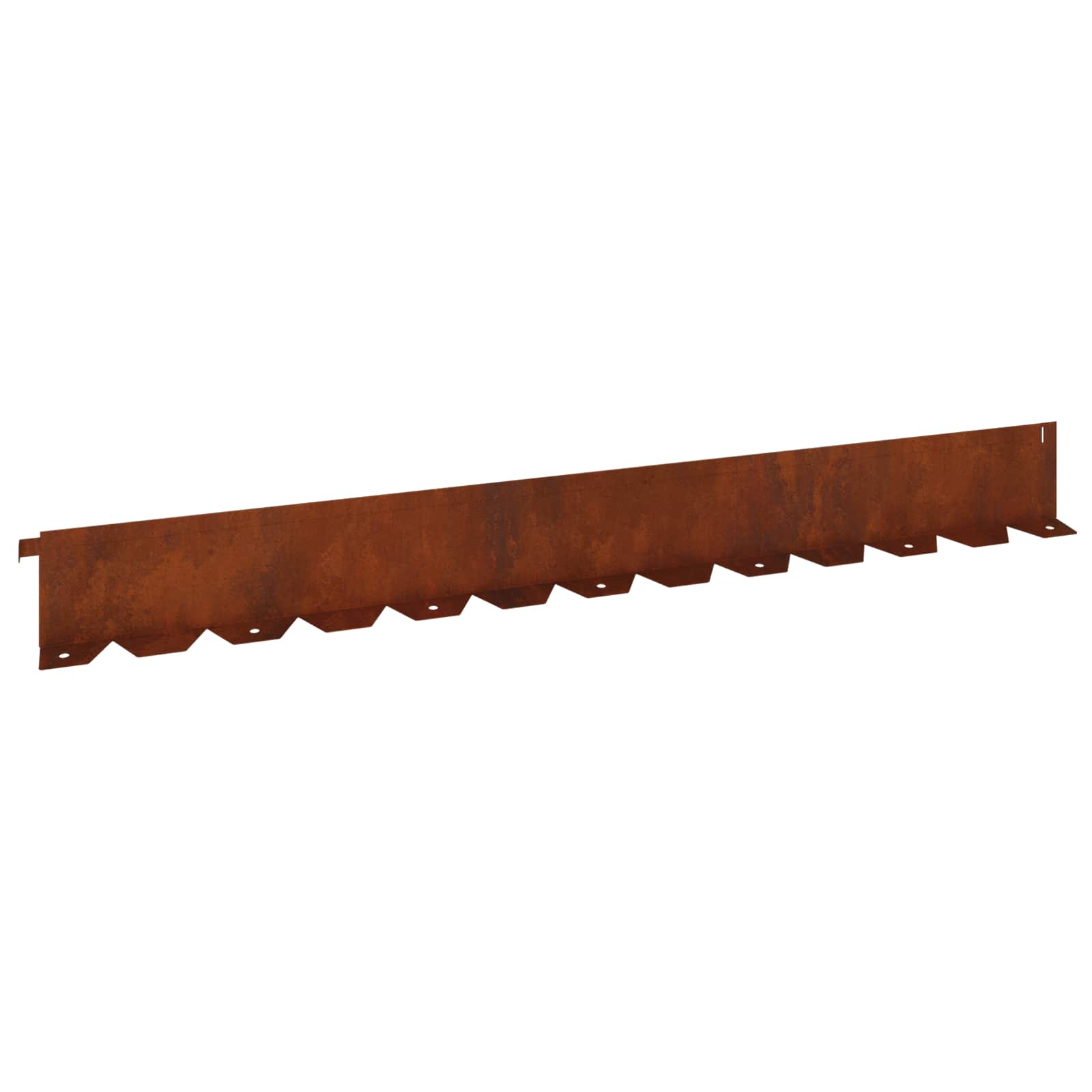 Ograda oko Travnjaka 30 pcs 102 x 10 x 4 cm Čelik Rđa
