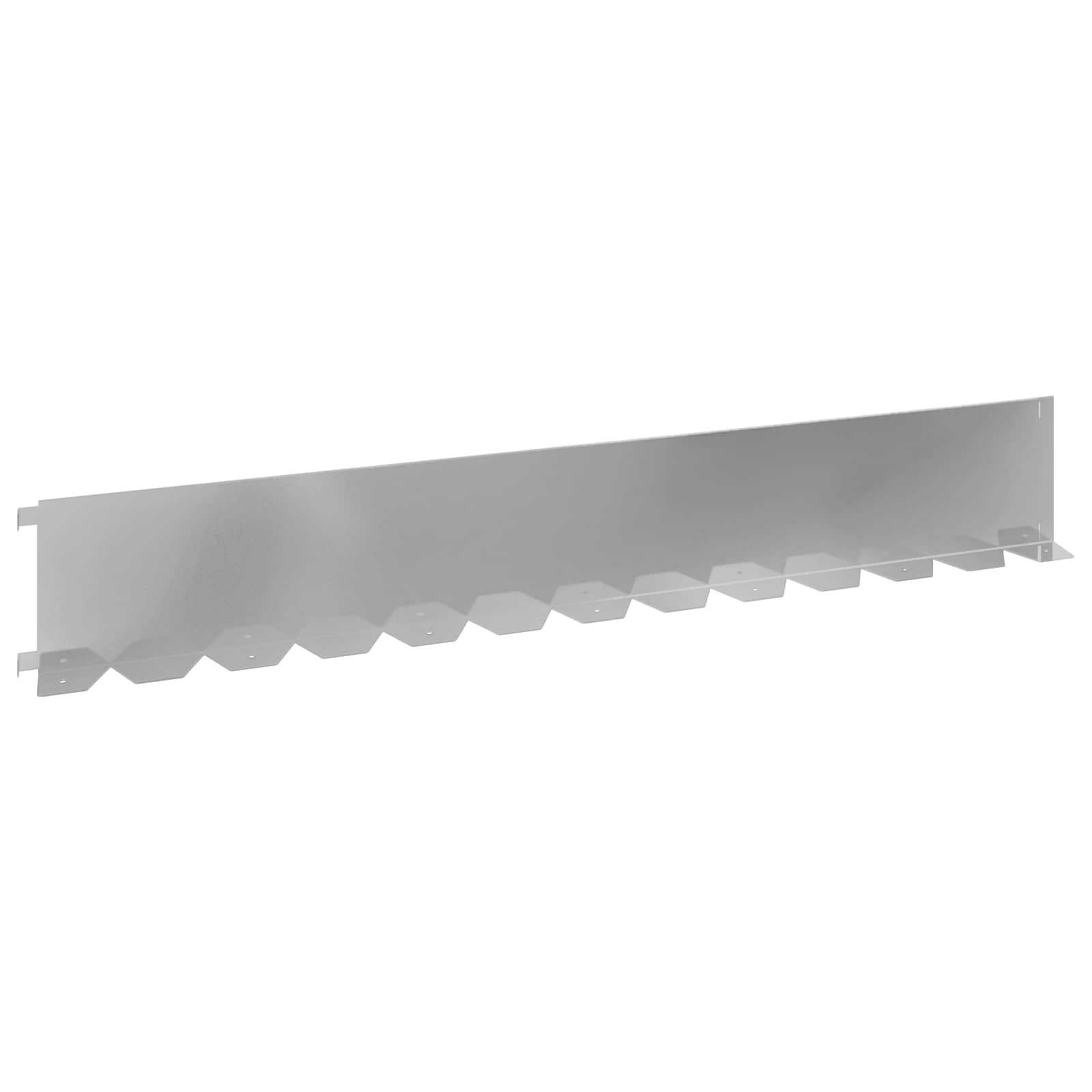 Ograda oko Travnjaka 10 pcs 102 x 15 x 4 cm Čelik Srebrna