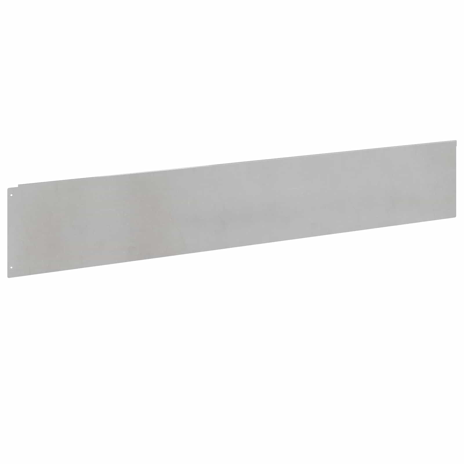 Ograda oko Travnjaka 20 pcs 100 x 18 cm Čelik Srebrna