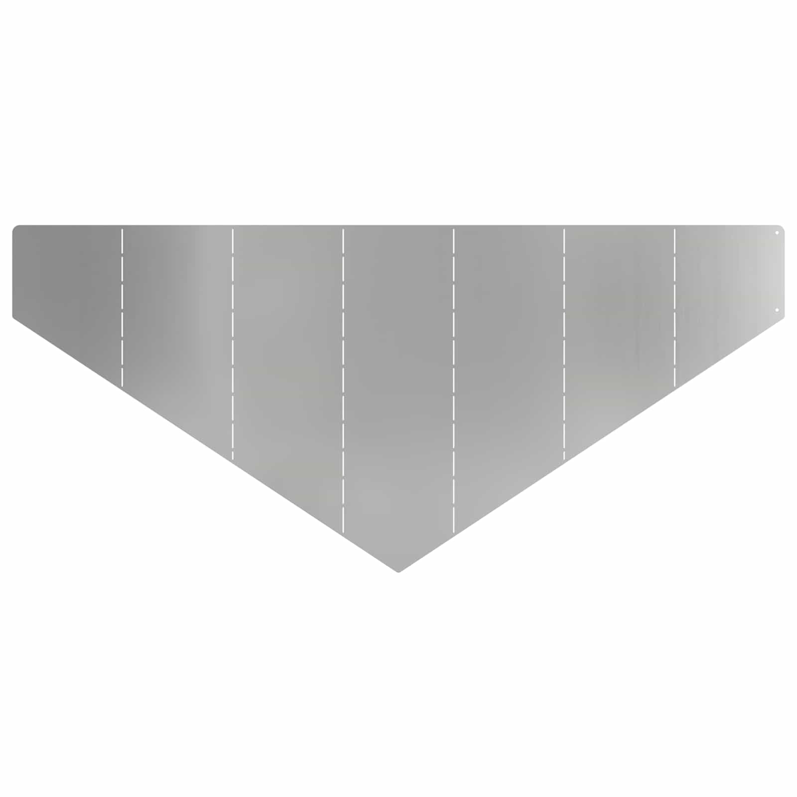 Ograda oko Travnjaka 4 pcs 100 x 45 cm Čelik Srebrna
