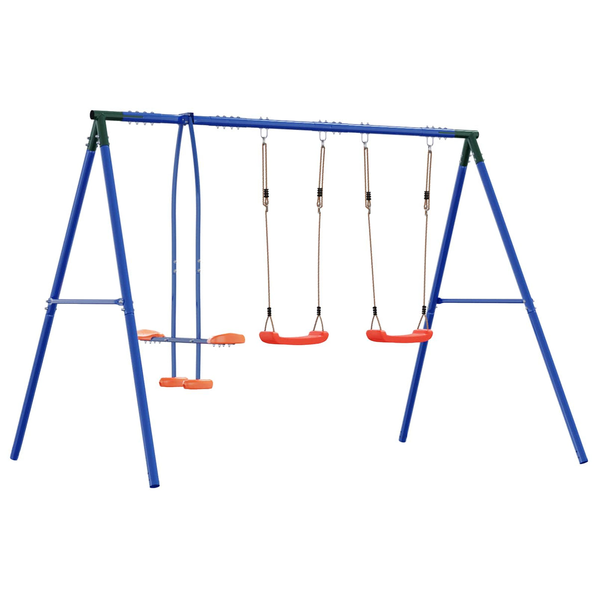 Set vanjskih ljuljački Šareni 263 x 185 x 185 cm Čelik i PE