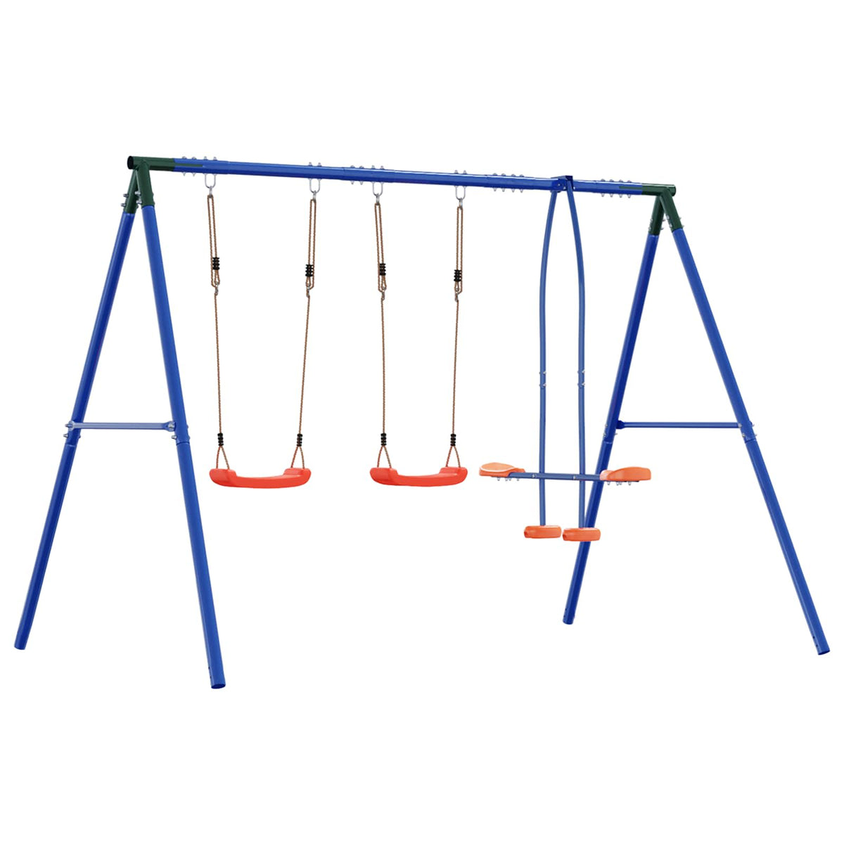 Set vanjskih ljuljački Šareni 263 x 185 x 185 cm Čelik i PE