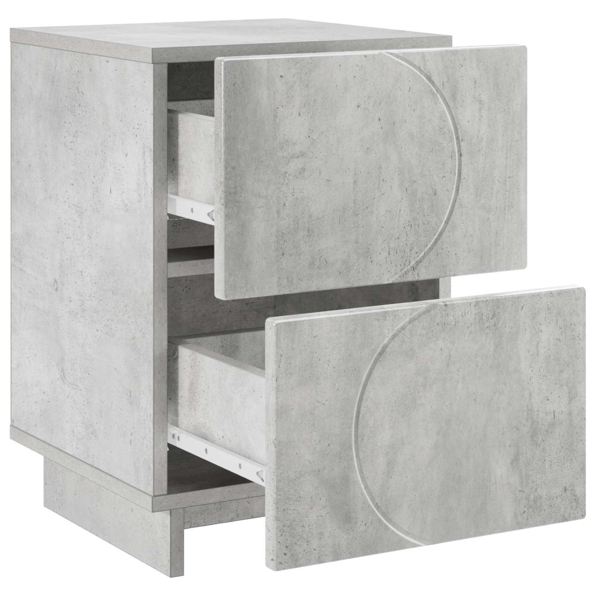 Noćni ormar Betonska siva 33,5 x 34,5 x 50 cm Konstruirano drvo