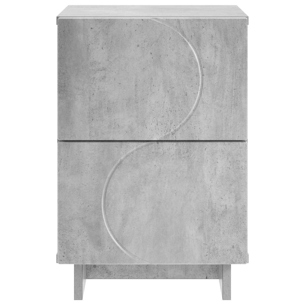 Noćni ormar Betonska siva 33,5 x 34,5 x 50 cm Konstruirano drvo