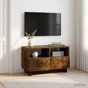 TV stalak 60 x 34.5 x 40 cm Dimljeni hrast Konstruirano drvo