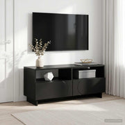 TV stalak 90 x 34,5 x 40 cm Crna Konstruirano drvo