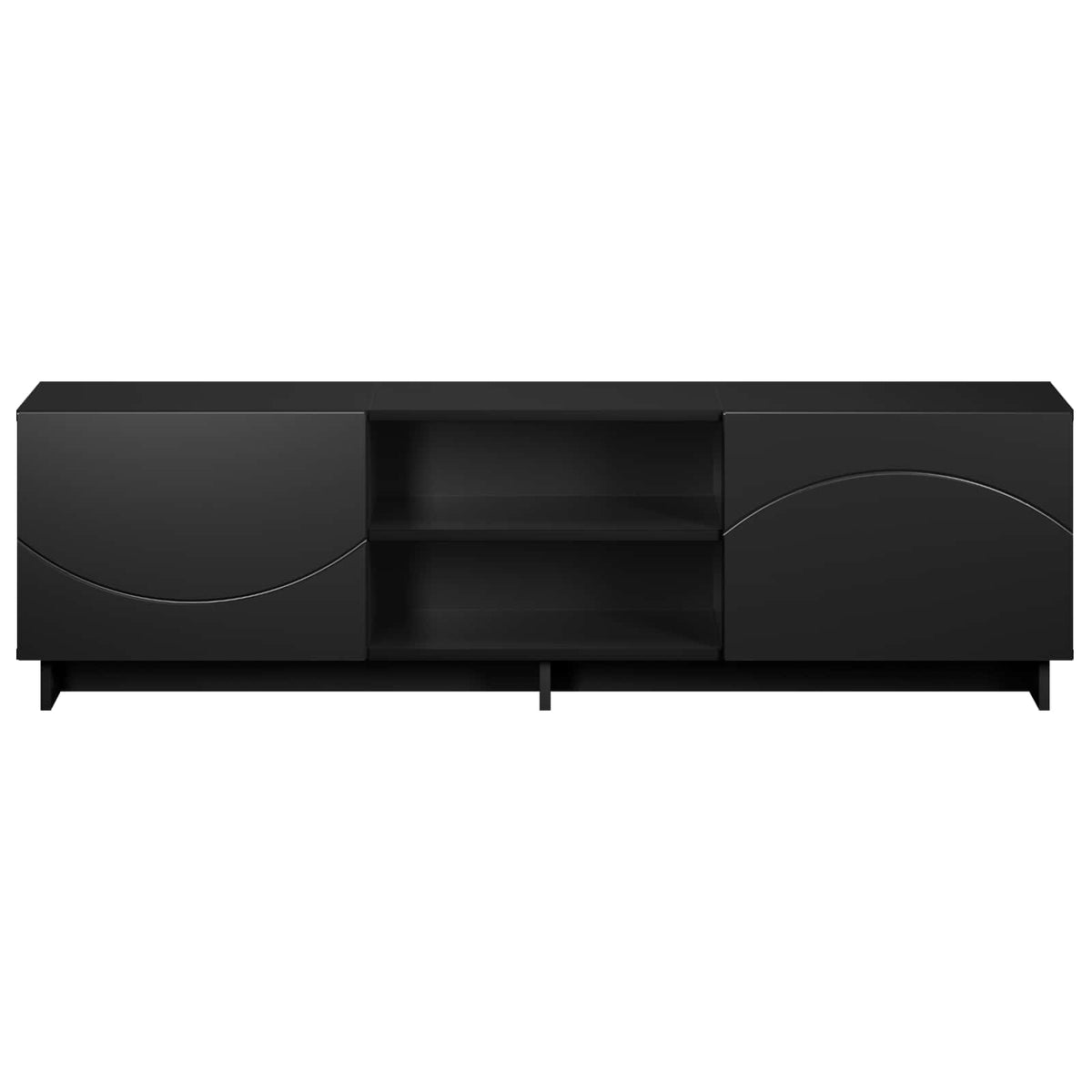 TV stalak 140 x 34.5 x 40 cm Crna Konstruirano drvo