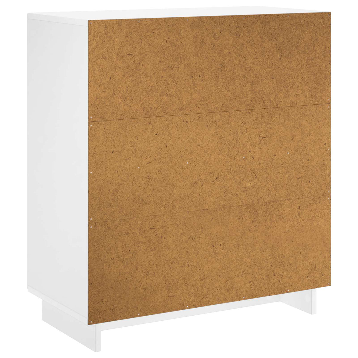 Komoda Bijela visokog sjaja Konstruirano drvo 67 x 34,5 x 75 cm