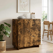 Komoda Dimljeni hrast 67 x 34,5 x 75 cm Konstruirano drvo
