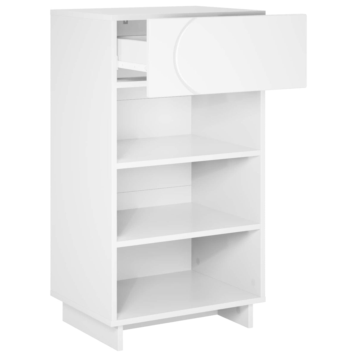 Ormar za cipele 48 x 38 x 87,5 cm Konstruirano drvo Bijela