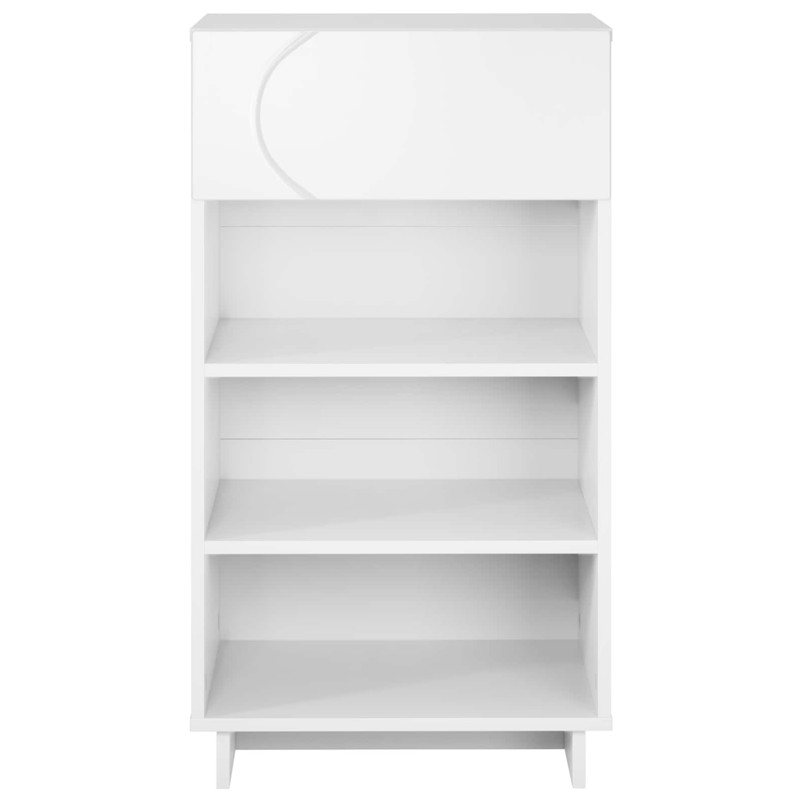 Ormar za cipele 48 x 38 x 87,5 cm Konstruirano drvo Bijela