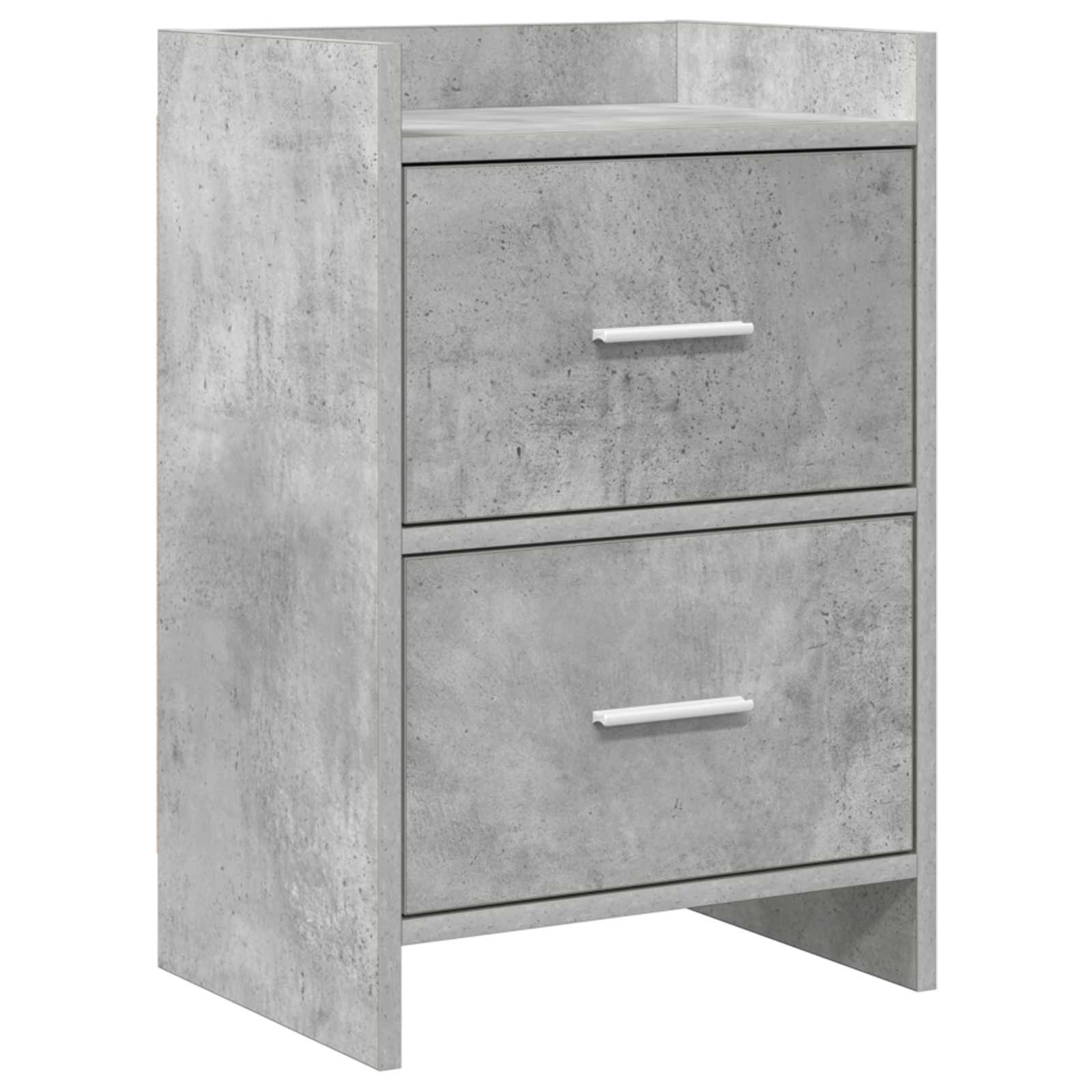 Noćni ormarići Betonska siva 40 x 30 x 60 cm Konstruirano drvo