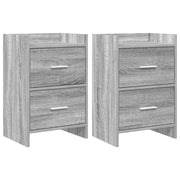 Noćni ormarići 2 pcs Siva Sonoma 40 x 30 x 60 cm