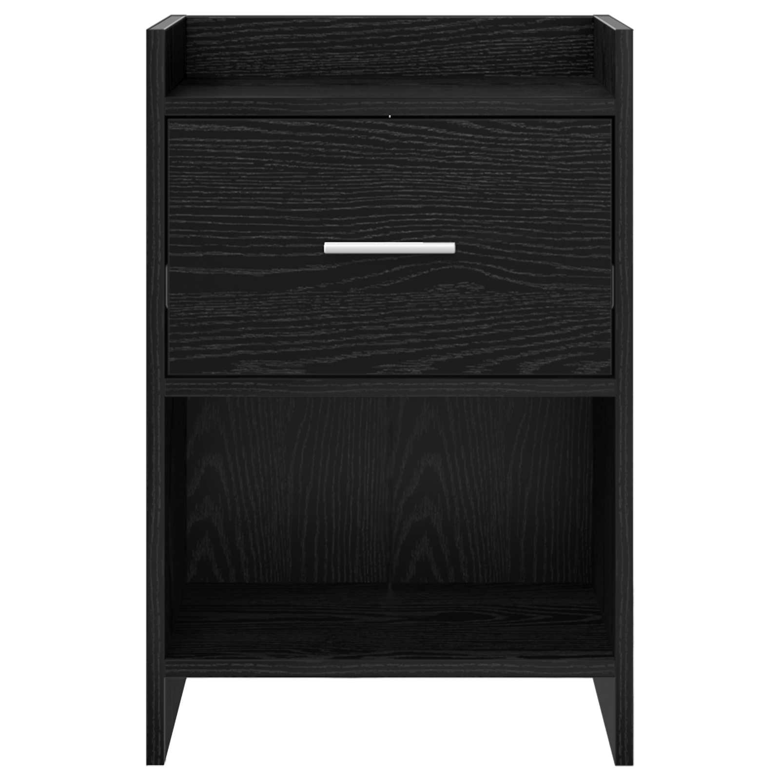 Noćni ormarići Crni hrast 40 x 30 x 60 cm Konstruirano drvo