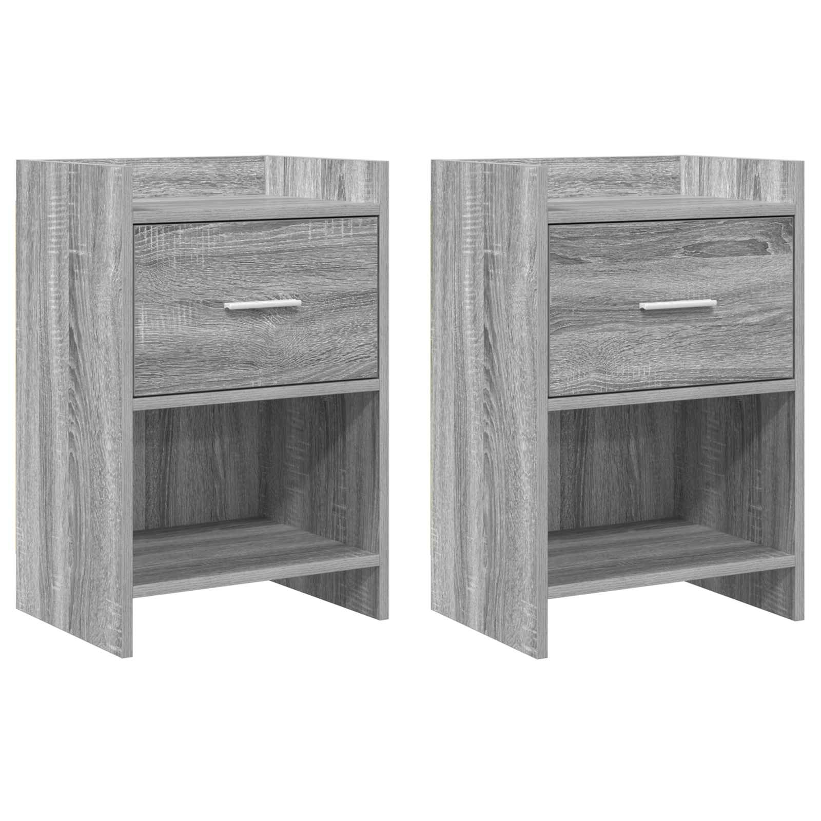 Noćni ormarići 2 pcs Siva Sonoma 40 x 30 x 60 cm