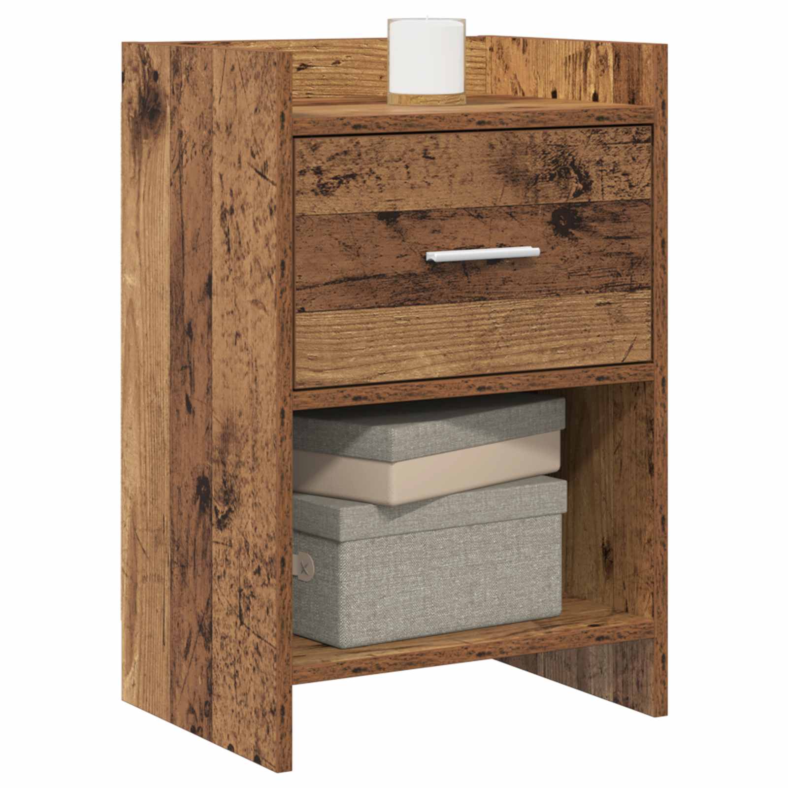 Noćni ormarići 2 pcs Staro drvo 40 x 30 x 60 cm