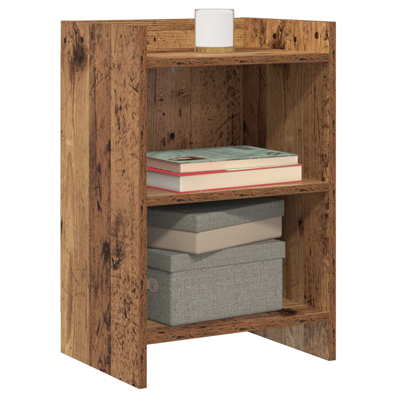 Noćni ormarići 2 pcs Staro drvo 40 x 30 x 60 cm
