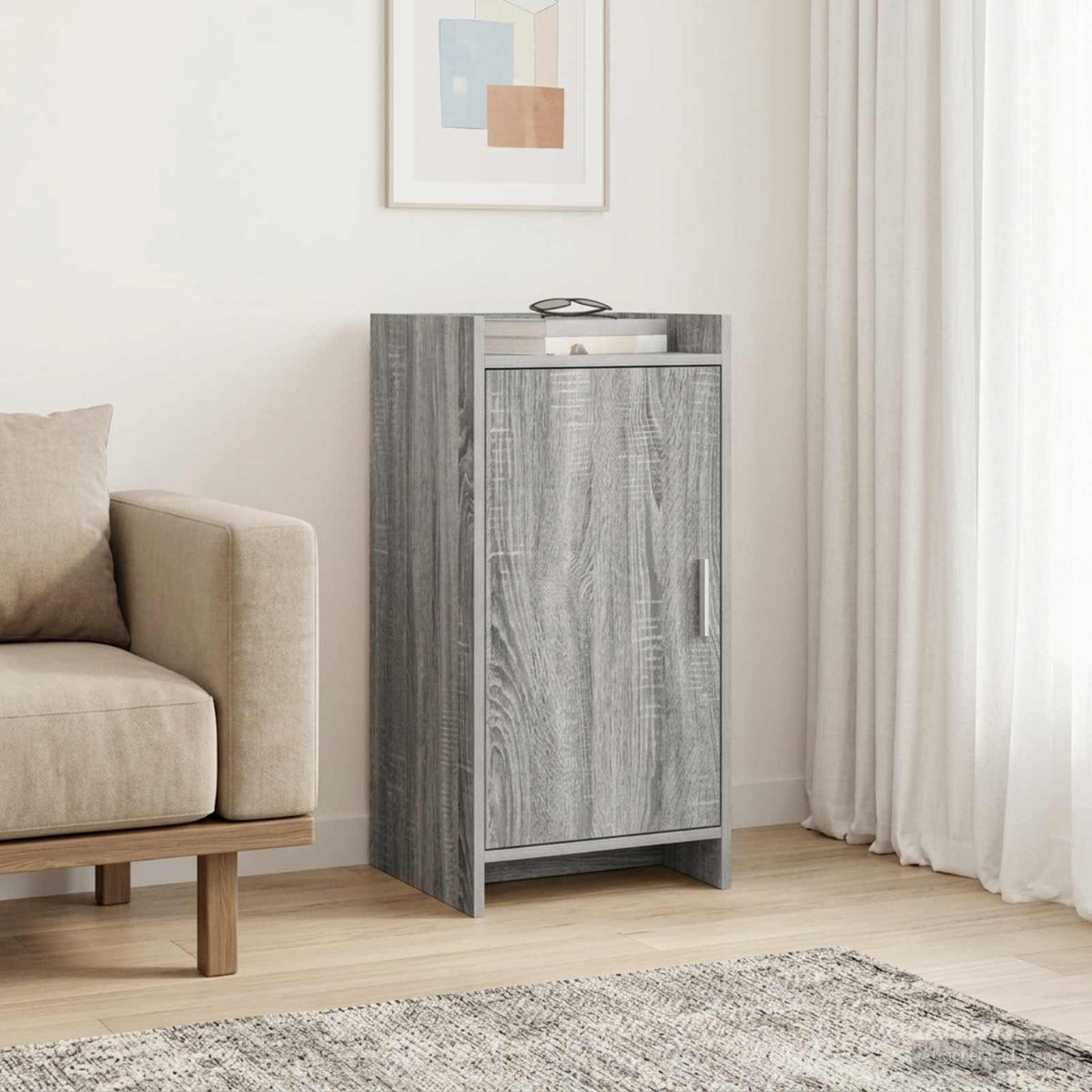 Kreveta Siva Sonoma 40 x 36 x 80 cm Konstruirano drvo