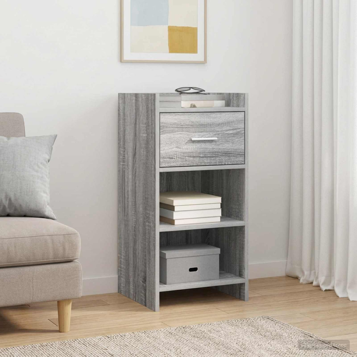 Kreveta Siva Sonoma 40 x 36 x 80 cm Konstruirano drvo