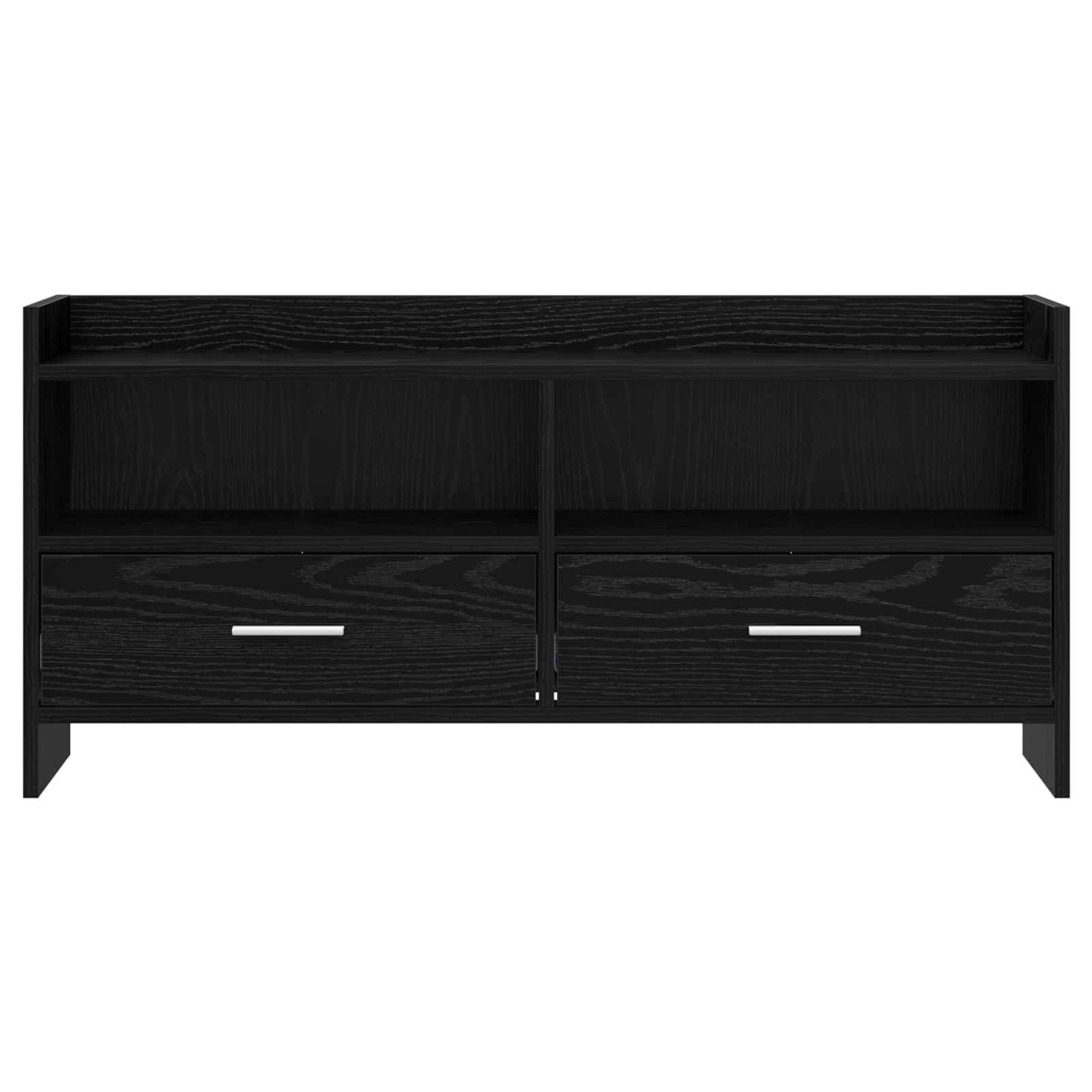TV ormar 100 x 33 x 47 cm Crni hrast Konstruirano drvo
