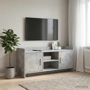 TV ormar 102 x 33 x 47 cm Betonska siva Konstruirano drvo