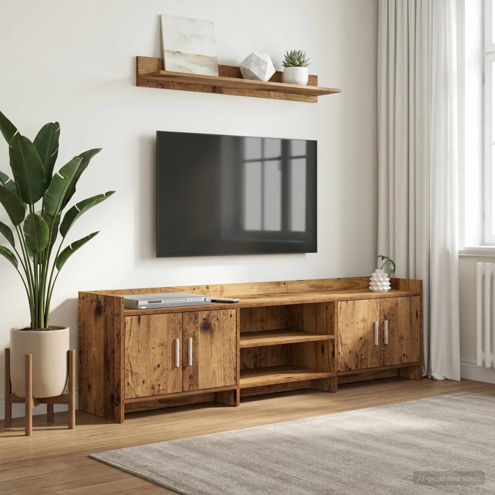 TV ormar 168 x 33 x 47 cm Staro drvo Konstruirano drvo