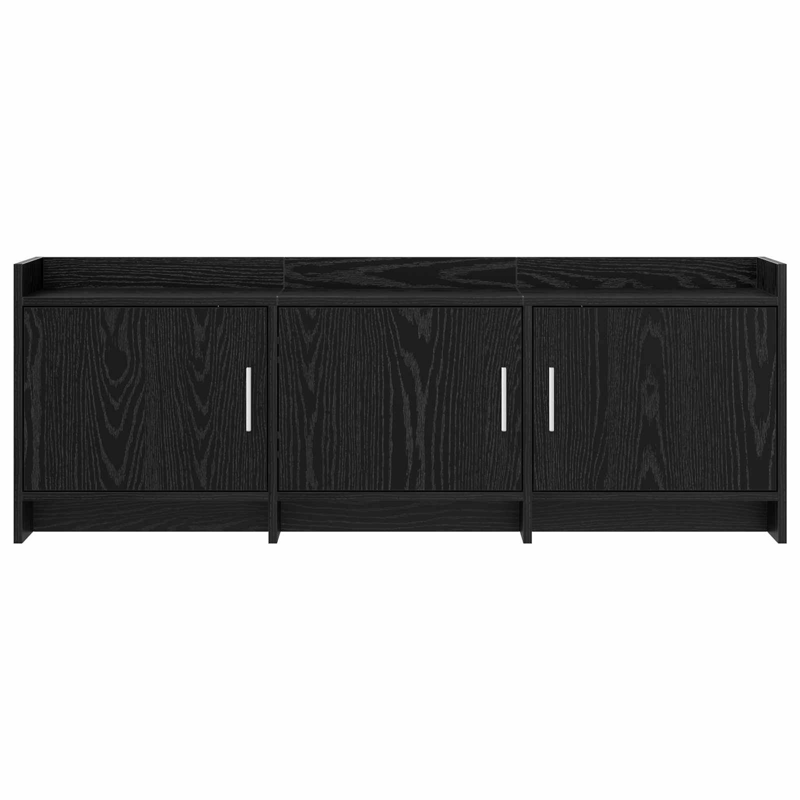 TV ormar 130 x 33 x 47 cm Crni hrast Konstruirano drvo