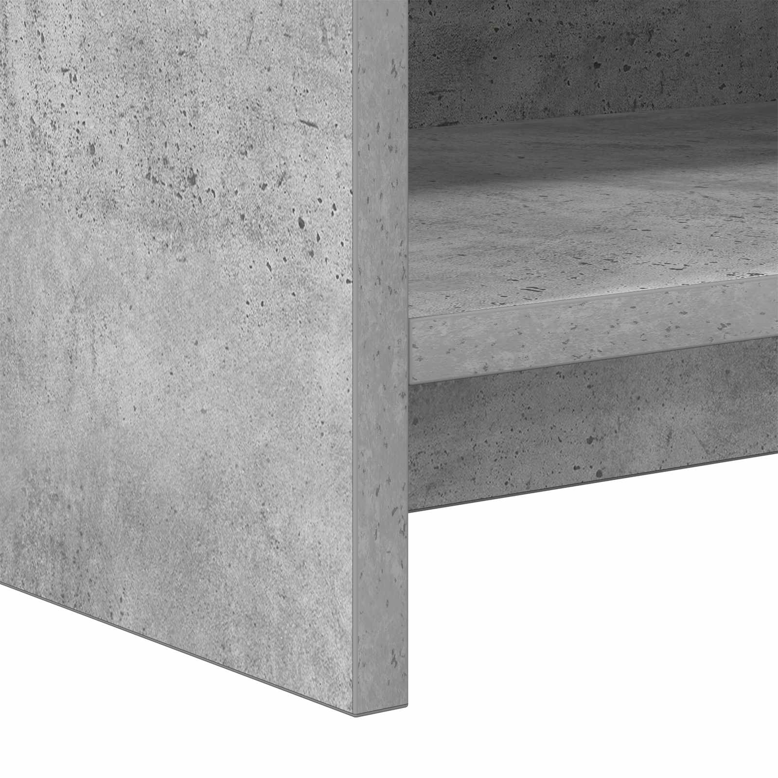 TV ormar 135 x 33 x 47 cm Betonska siva Konstruirano drvo