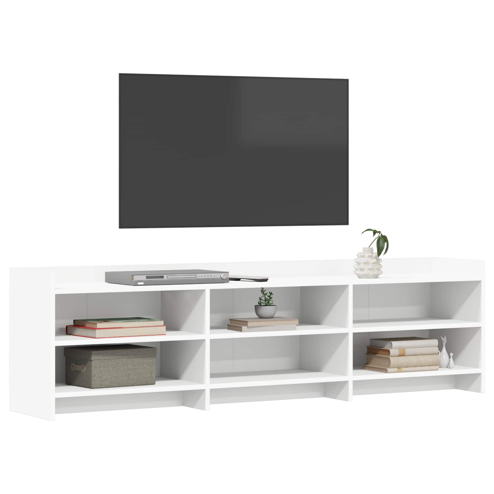 TV ormar 168 x 33 x 47 cm Bijela Konstruirano drvo