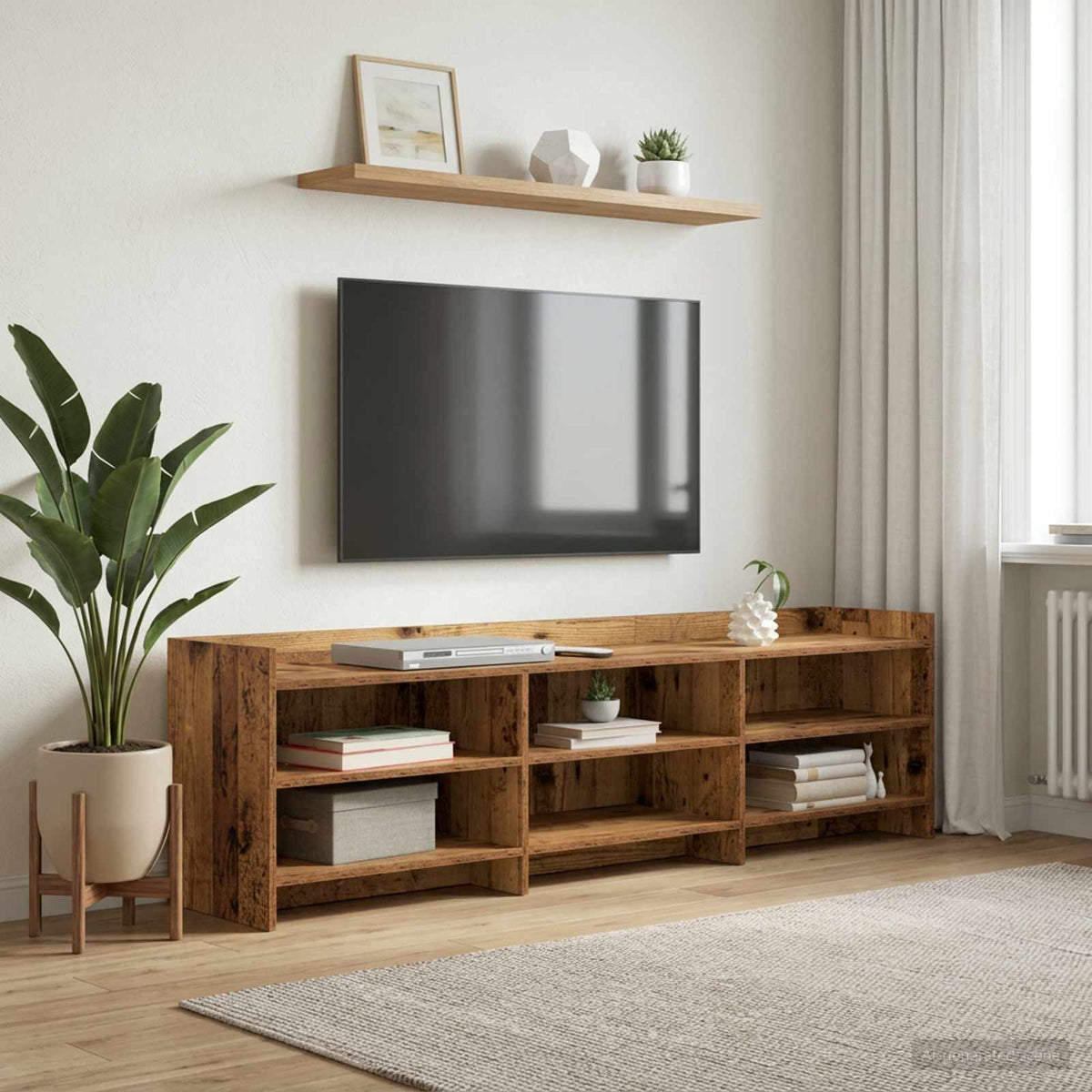 TV ormar 168 x 33 x 47 cm Staro drvo Konstruirano drvo