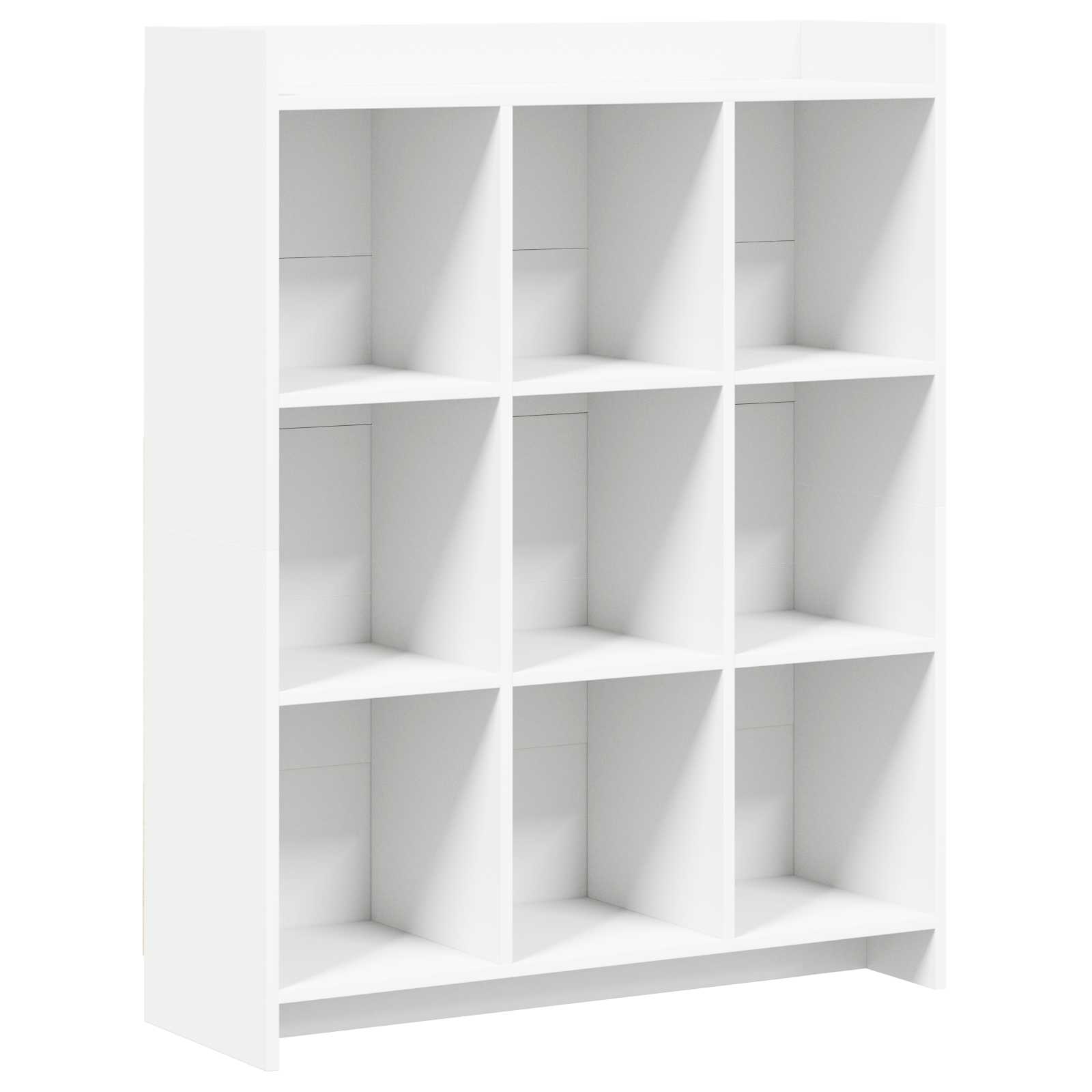 Police za knjige Bijela 87,5 x 30 x 111 cm Konstruirano drvo