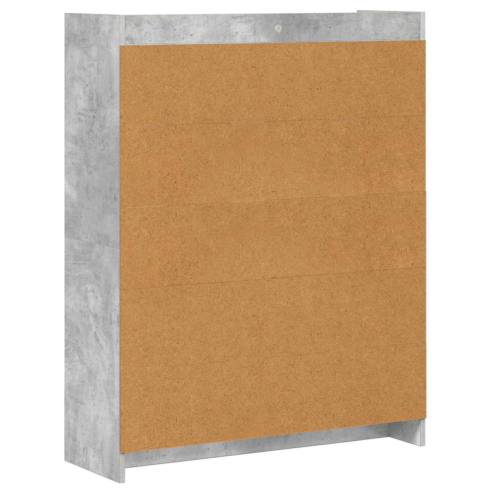 Police za knjige Betonska siva 87,5 x 30 x 111 cm