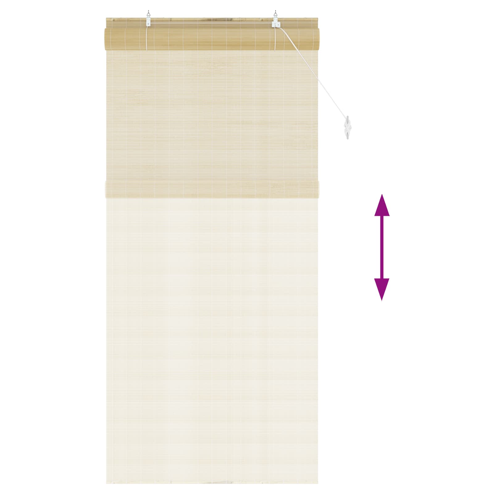 Rolo zavjesa Prirodna 90 x 220 cm Bambus