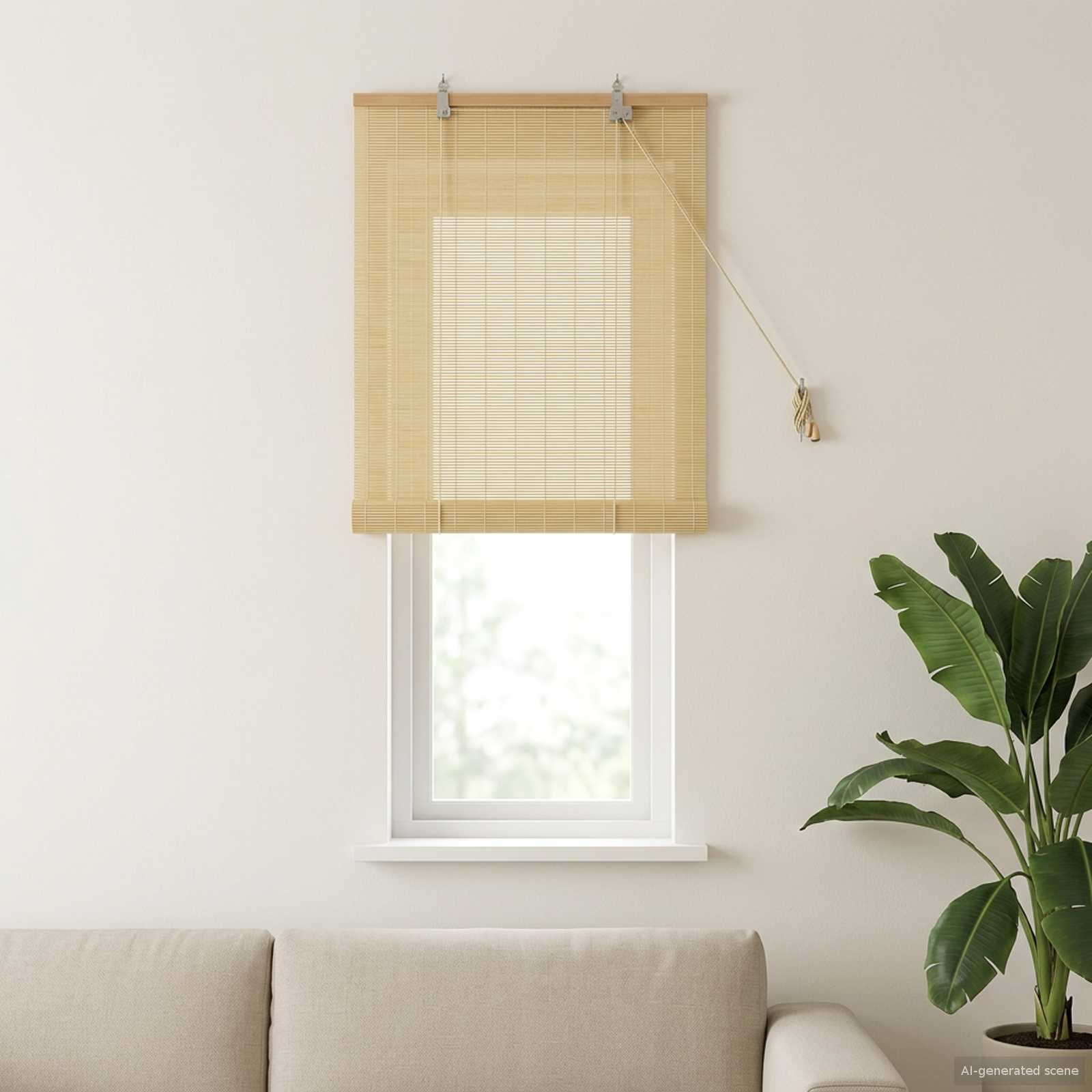 Rolo zavjesa Prirodna 40 x 160 cm Bambus