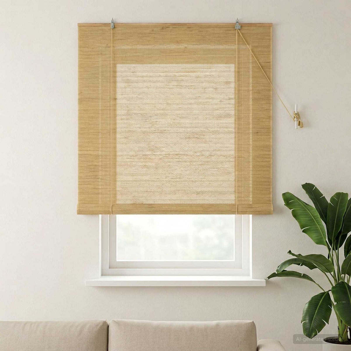 Rolo zavjesa Prirodna 130 x 160 cm Bambus