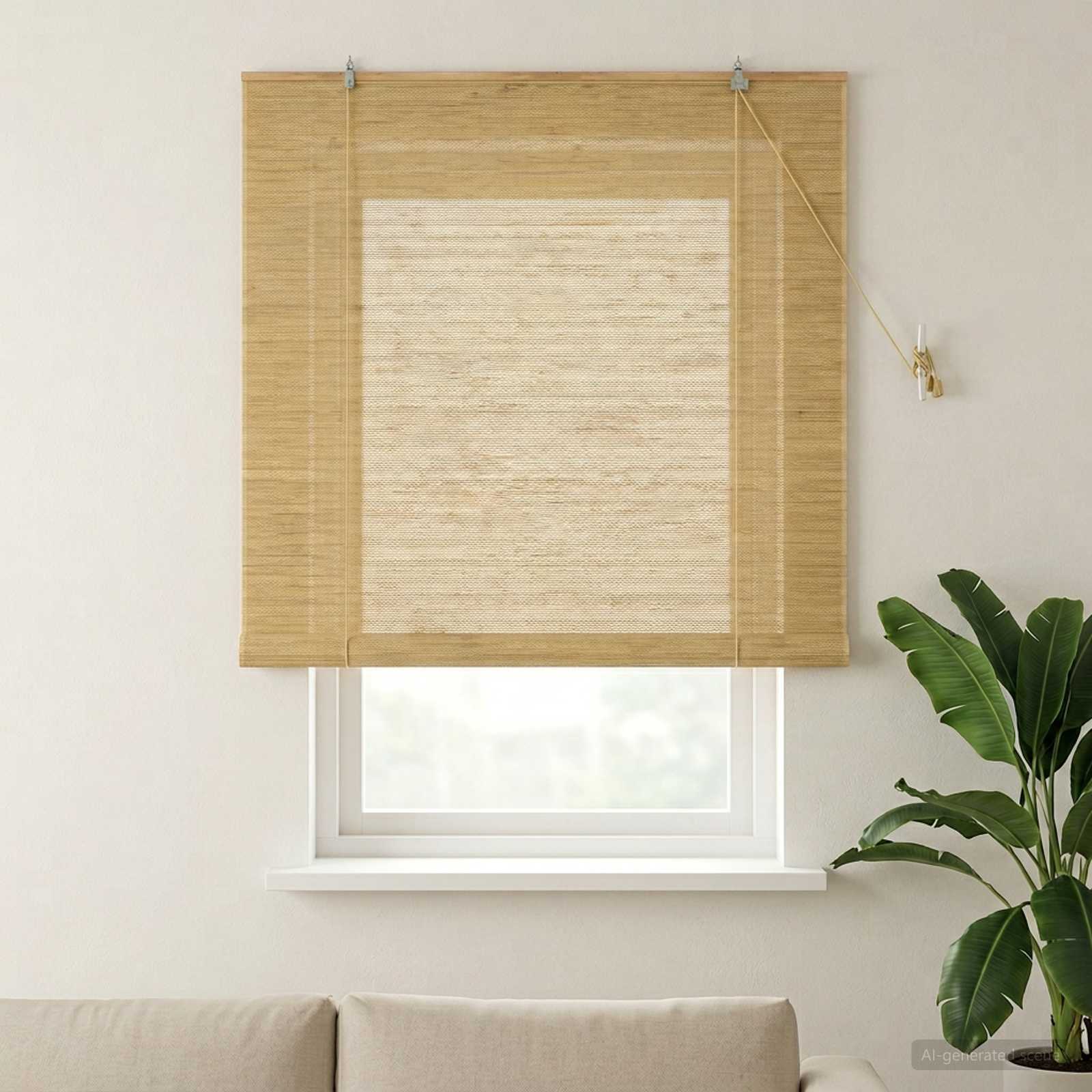 Rolo zavjesa Prirodna 140 x 160 cm Bambus