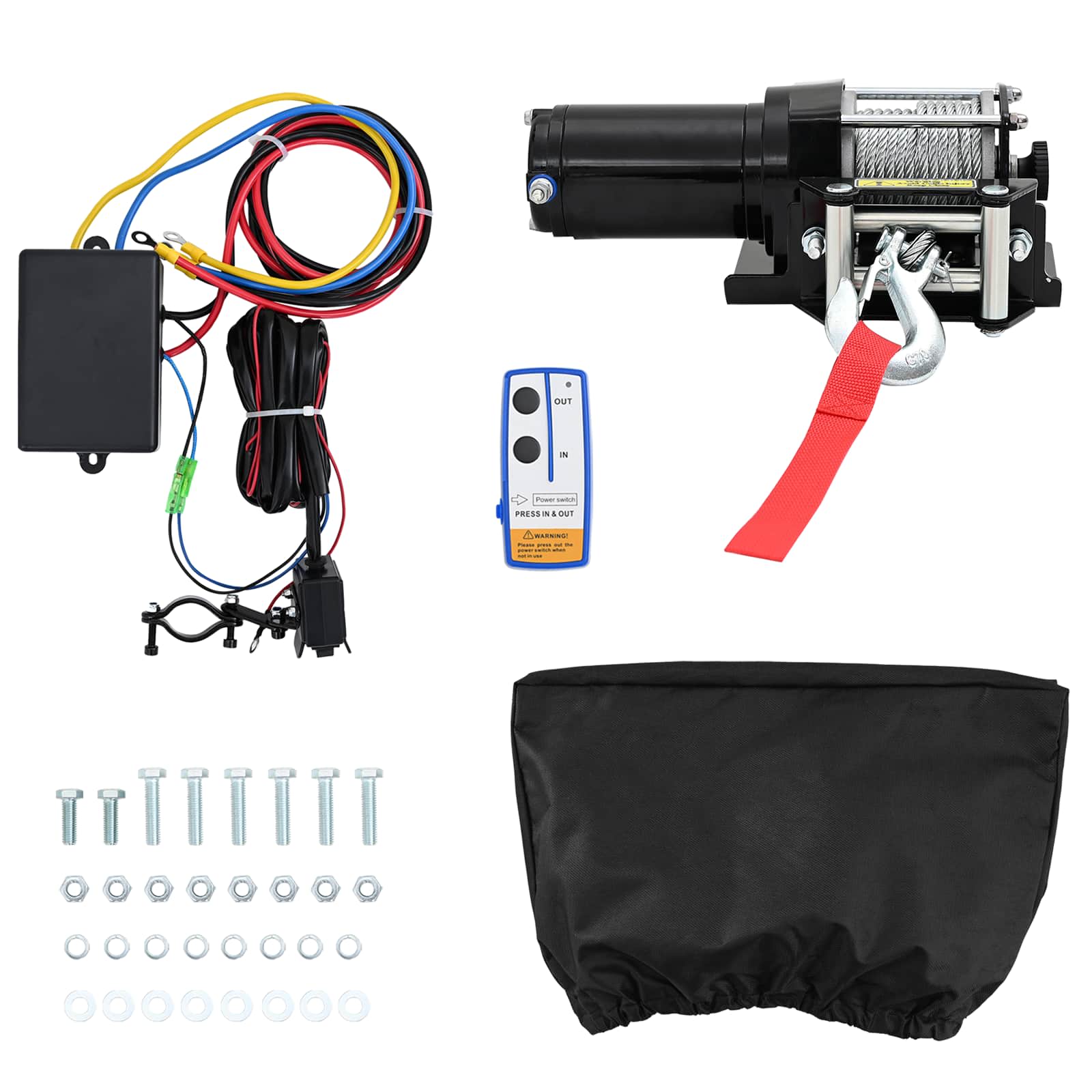 Električno vitlo PVC Crna