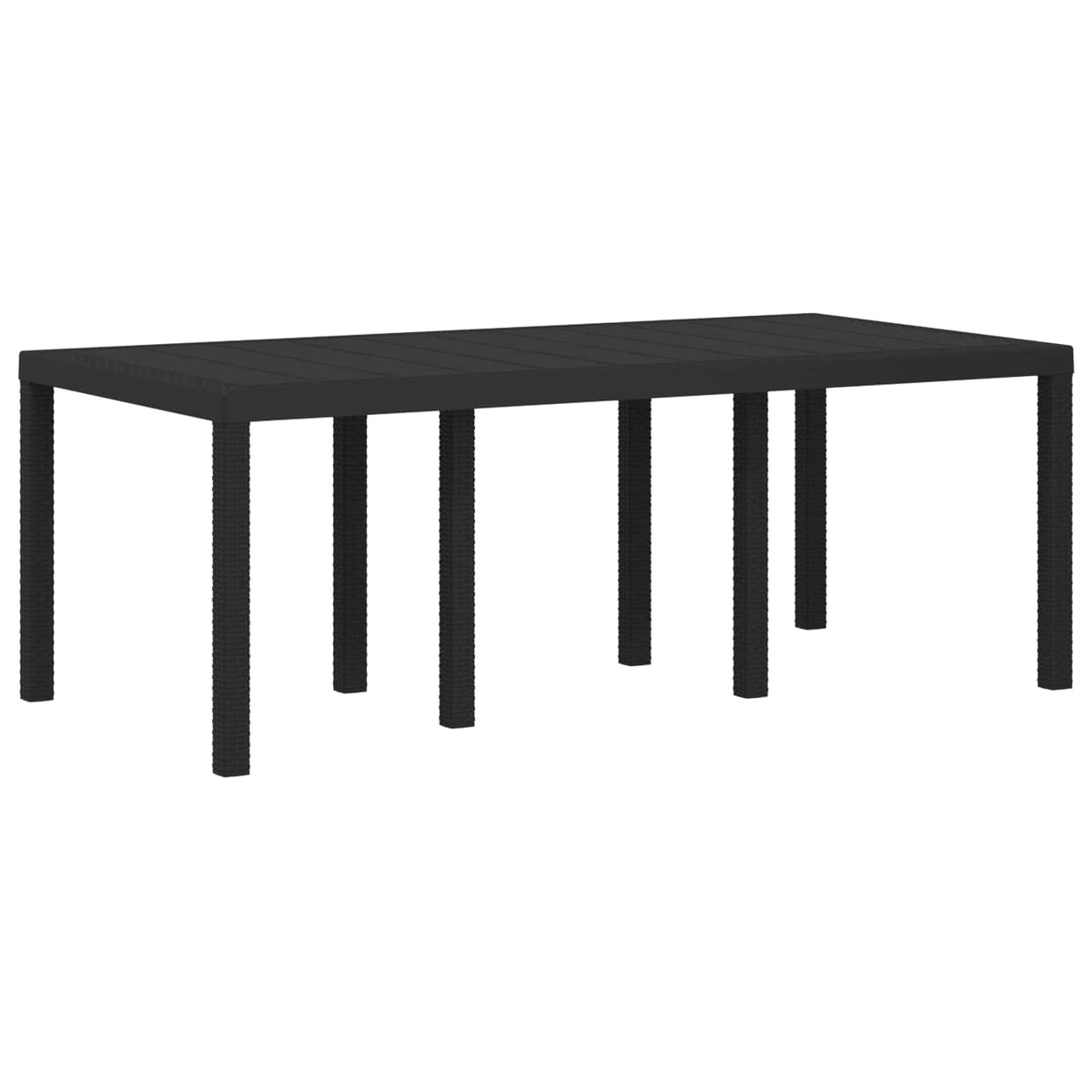 Vrtni set za objed 9 kom. Antracit PP