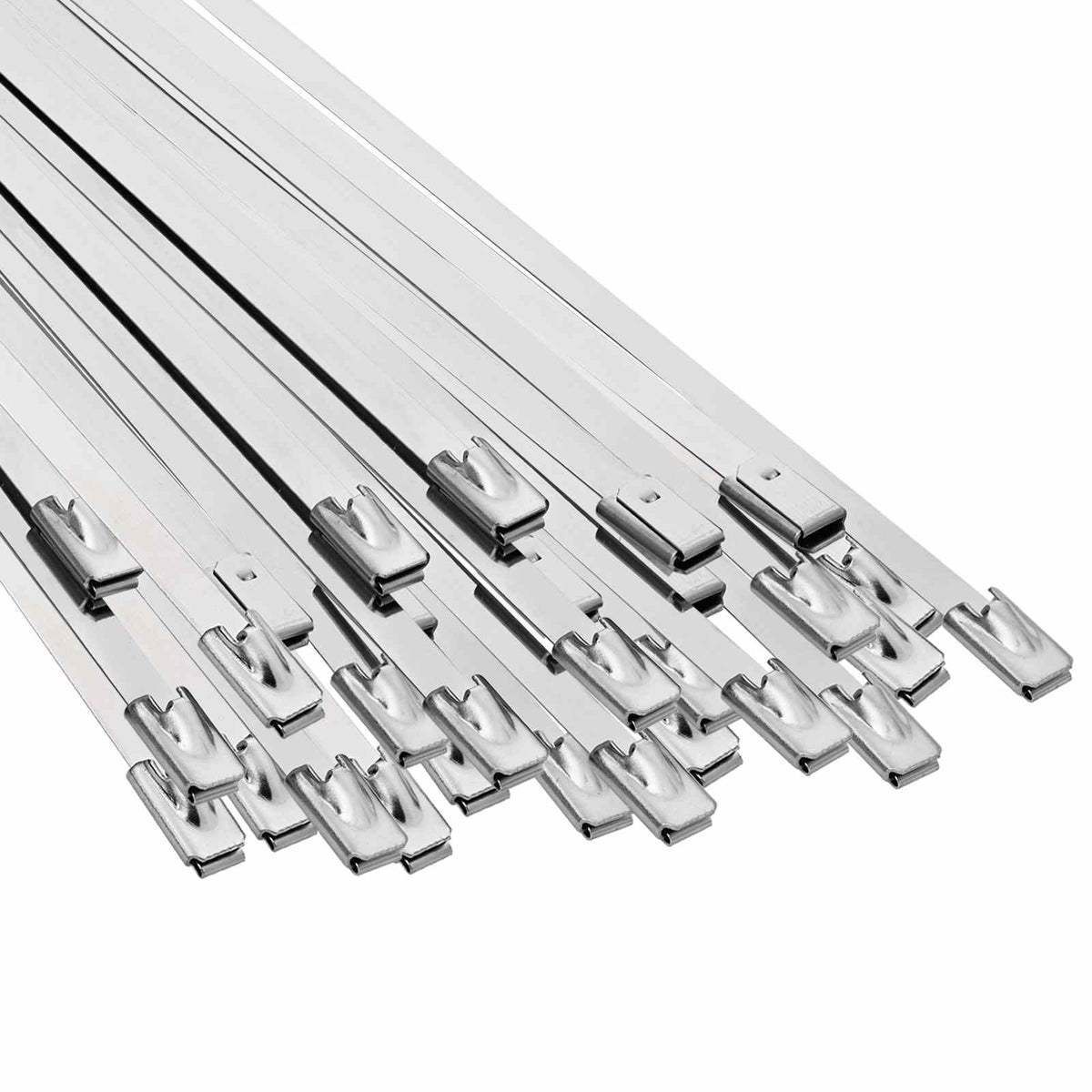 Veza za kabel 250 kom. 4,6 x 350 mm Srebrna