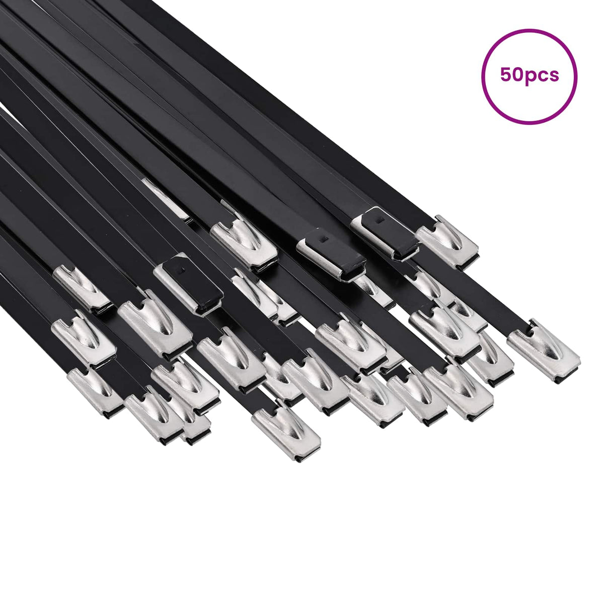 Veza za kabel 50 kom. 4,6 x 800 mm Crna