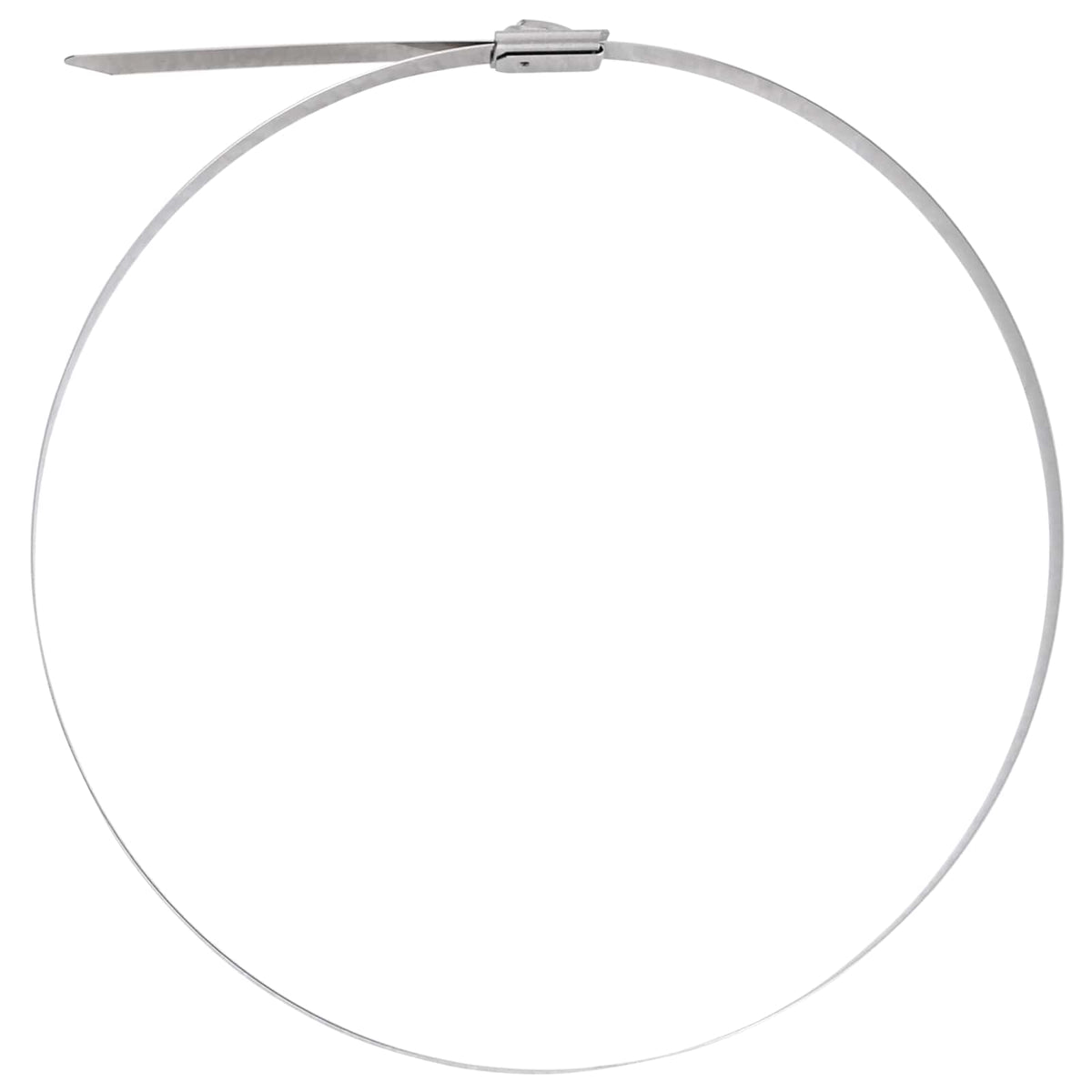 Veza za kabel 50 kom. 7,9 x 450 mm Srebrna