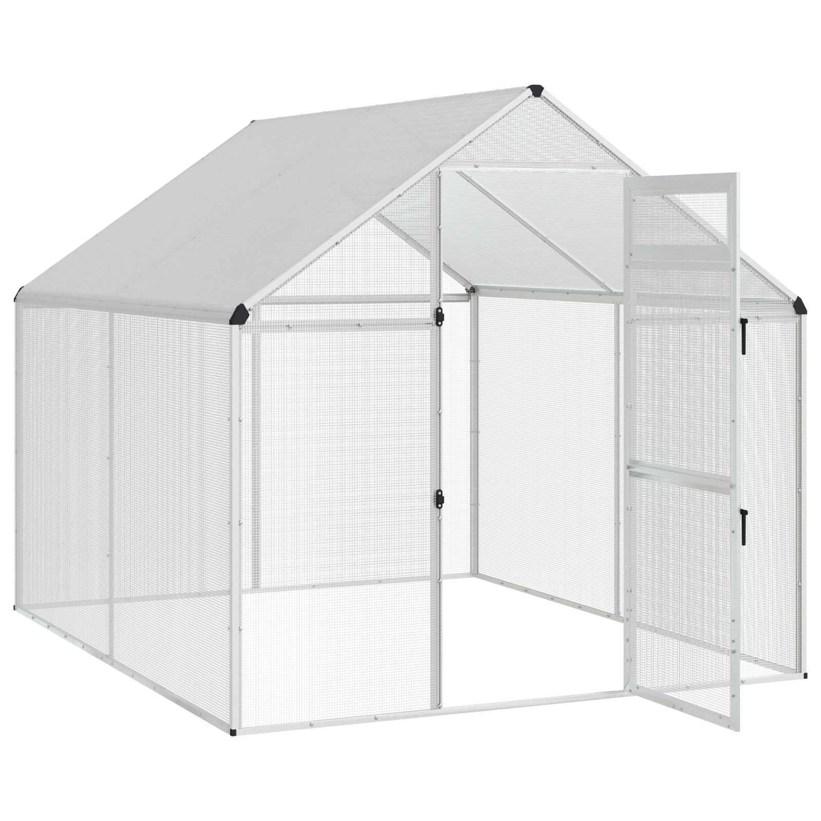 Kavez za ptice Srebrna 181,5 x 221 x 173,5 cm