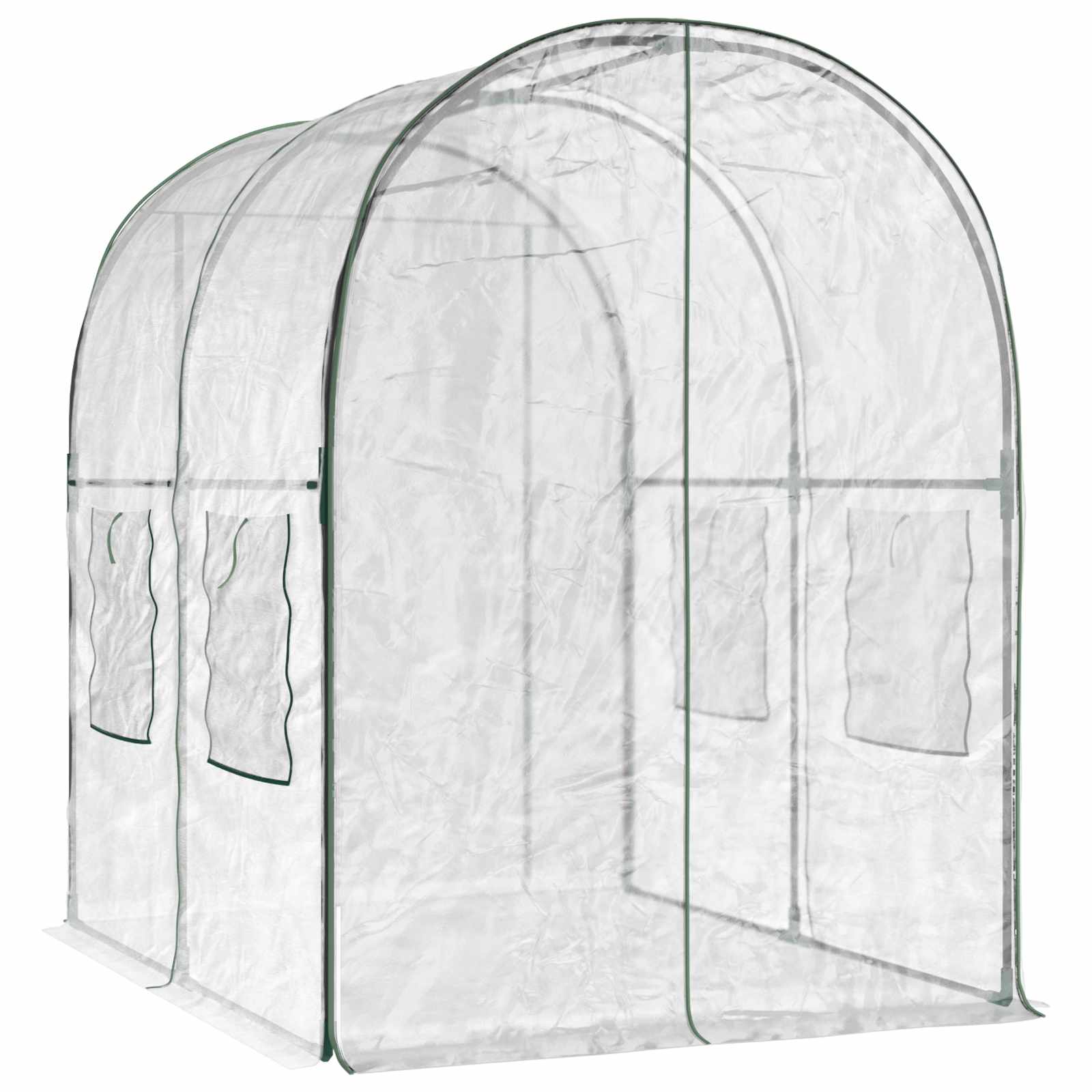 Staklenik s okvirom 160 x 200 x 192,5 cm PVC *Transparent*an