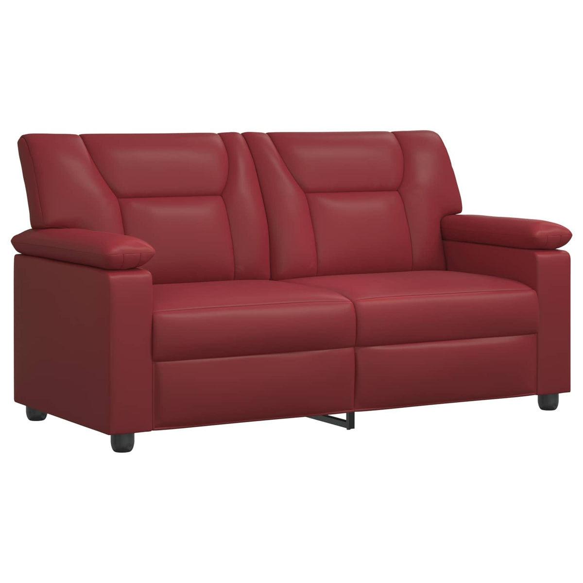 Set sofe 3 pcs Vinska crvena Umjetna koža