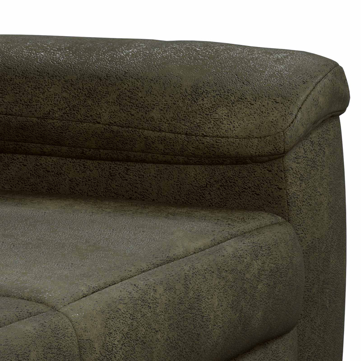 Set sofe 3 pcs Maslinasto zelena Umetnička suknja koža
