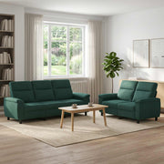 Set sofe 2 pcs Tamnozelena Tkanina