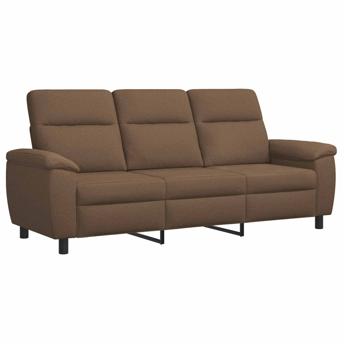 Set sofe 2 pcs Smeđa Tkanina