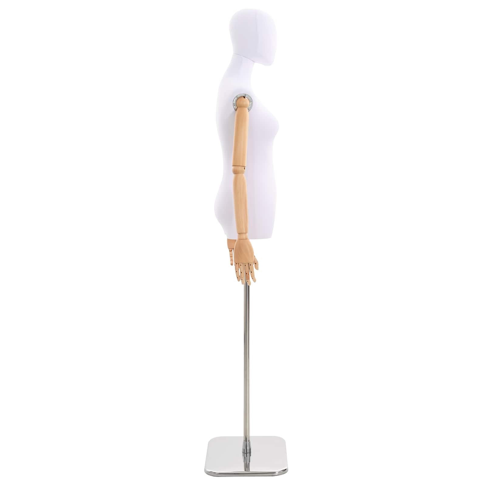 Podesivi maneken 165-213 cm s postoljem Žena PP Bijela