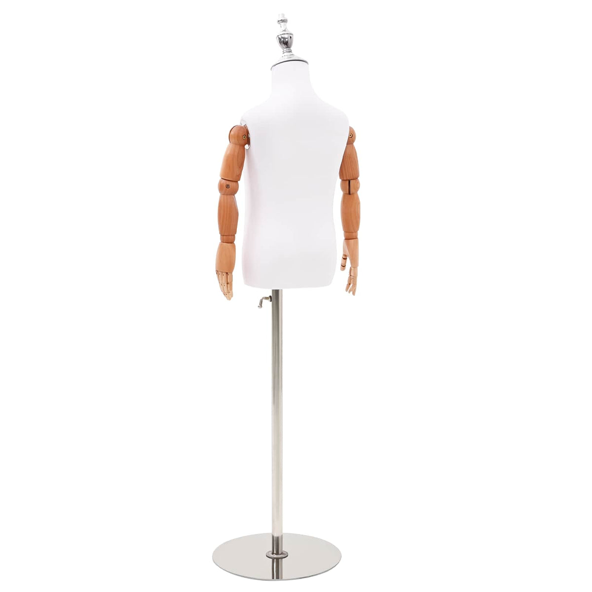 Podesiva lutka 120-150 cm s postoljem Uniseks PP Bijela