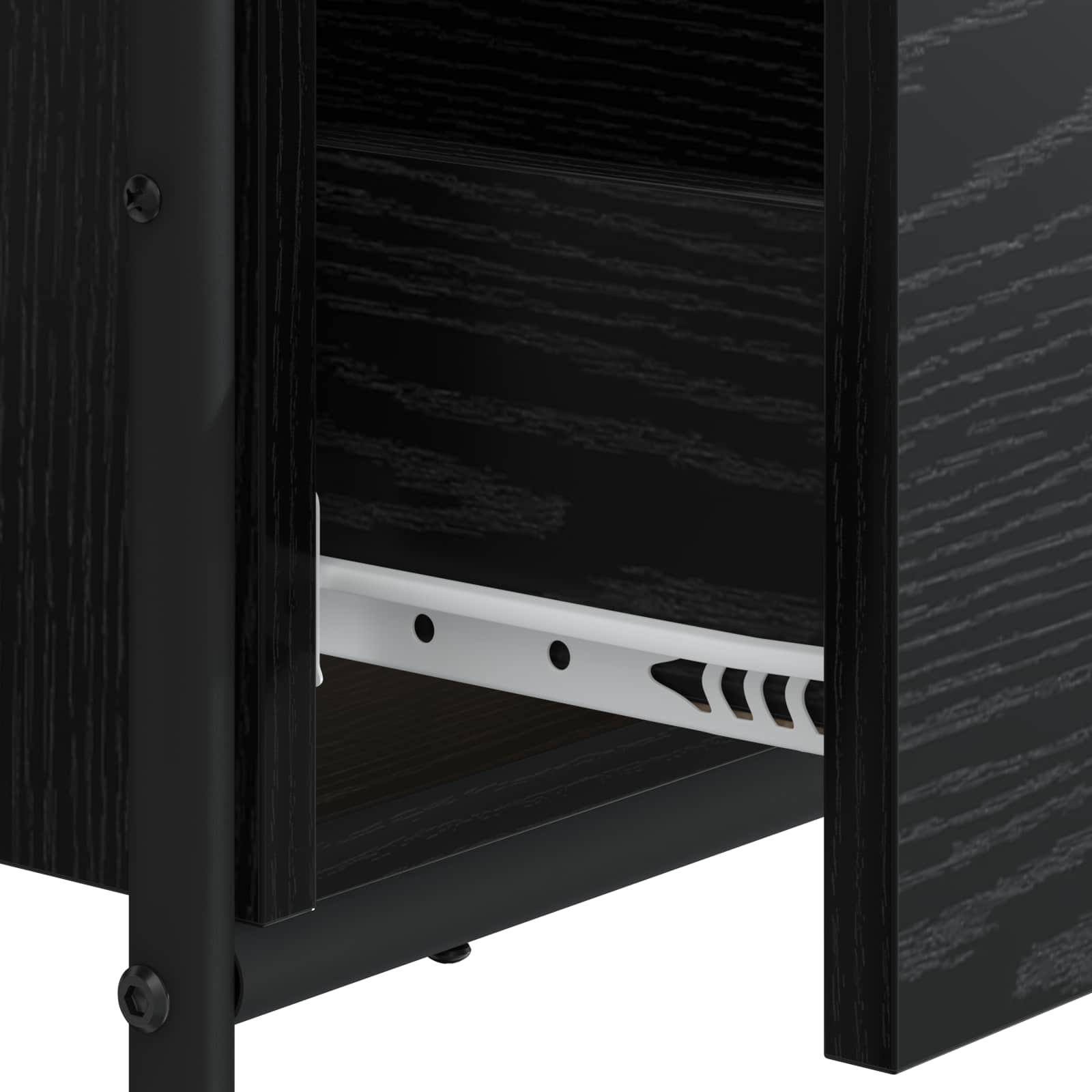 Stol s pohranom Crni hrast 100 x 50 x 75 cm